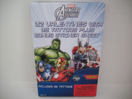 Valentines - Avengers Assemble - 32 Count (NEW)